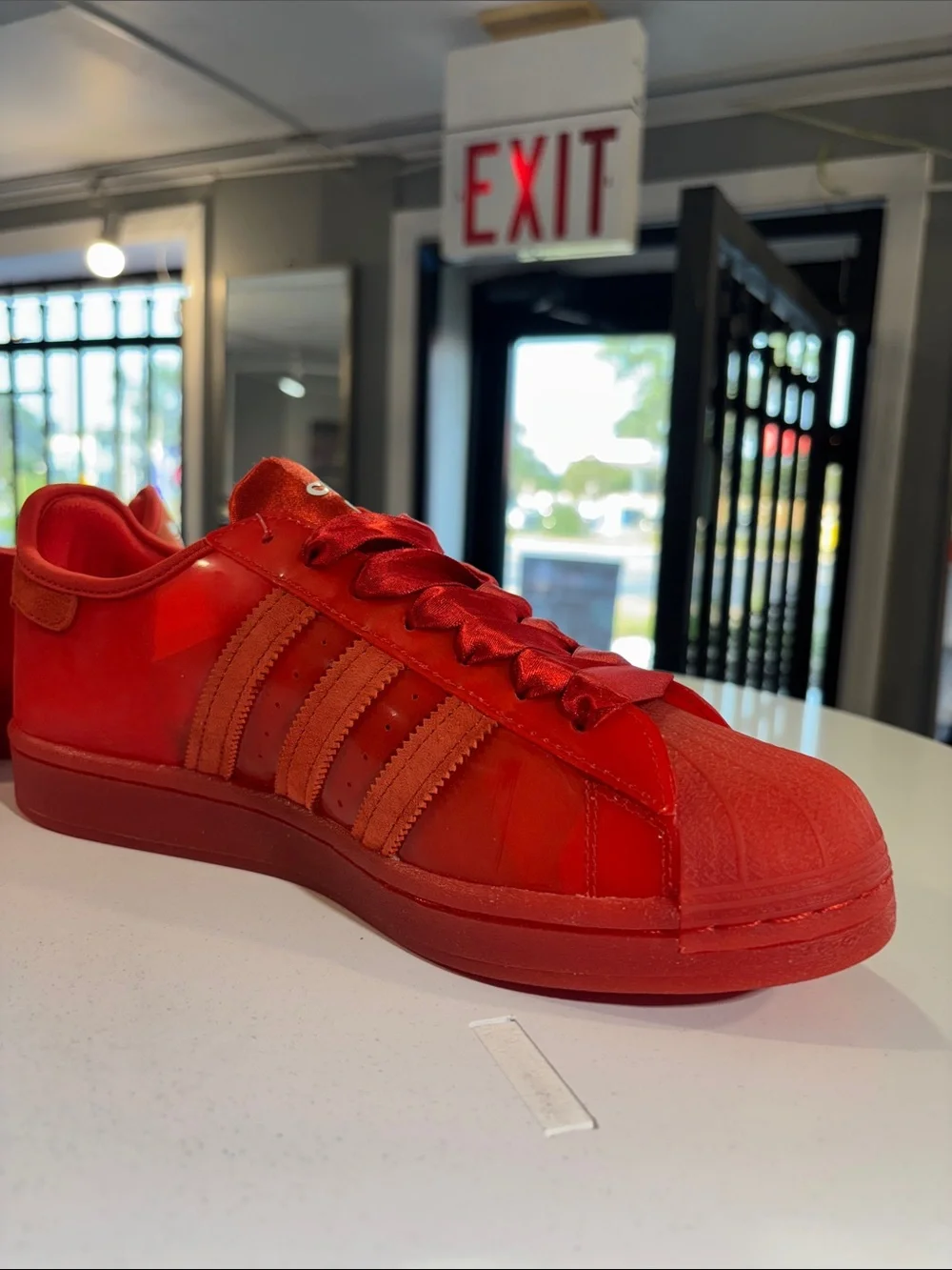 Adidas SuperStar ASW DES Size 8.5 CHICAGO GIRLS Limited Edition RED